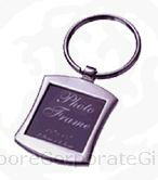 Metal Keychain with Photo Frame