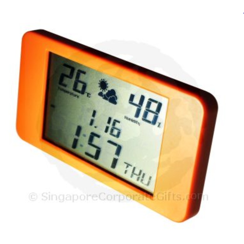 Digital Clock with Hygrometer, Thermometer and Alarm