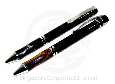 Metal Ballpen With Marbel Grip