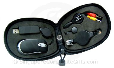 Optical Mouse set with pouch