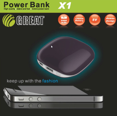 Pebble Power Bank X1 (2500 mAh)