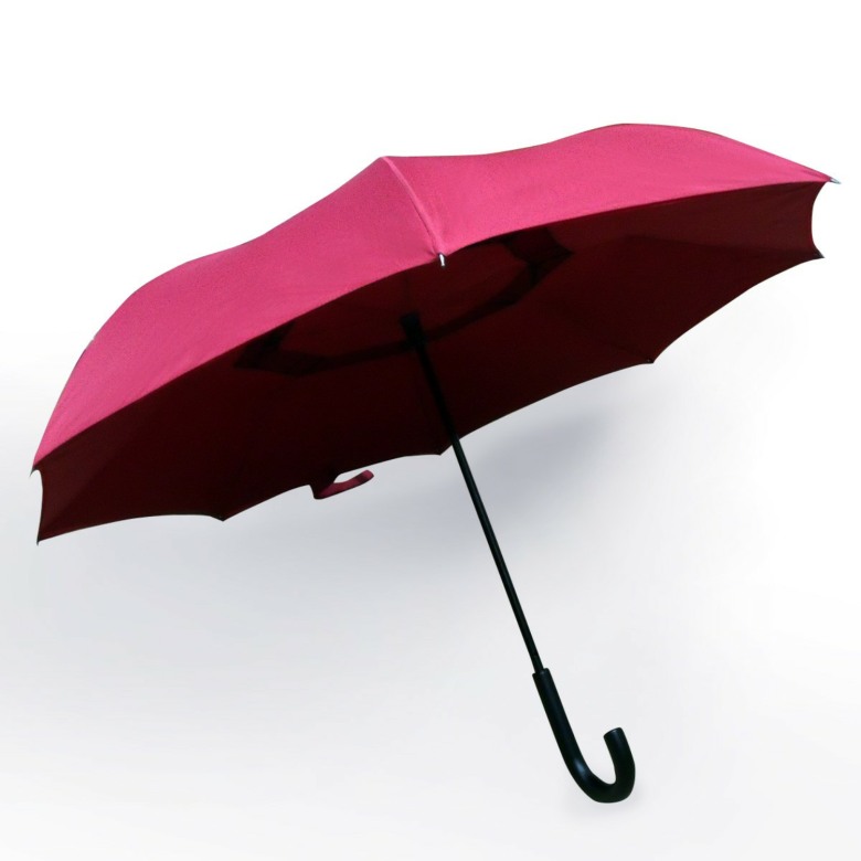 Reversible Umbrella with J Handle