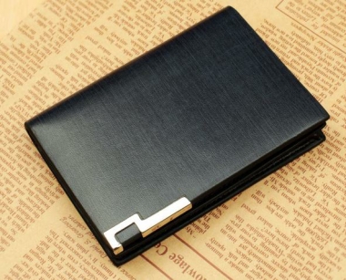 Genuine Leather Namecard Holder (Dark Blue) 333