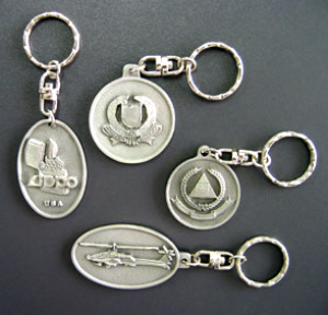 Customised Pewter Keychain